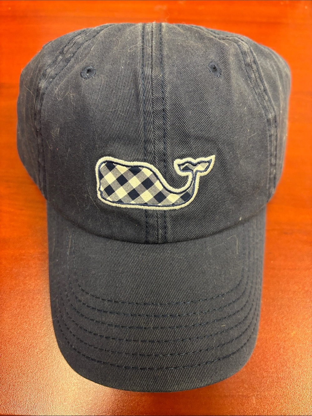 Vineyard Vines Navy Whale Patch Baseball Cap